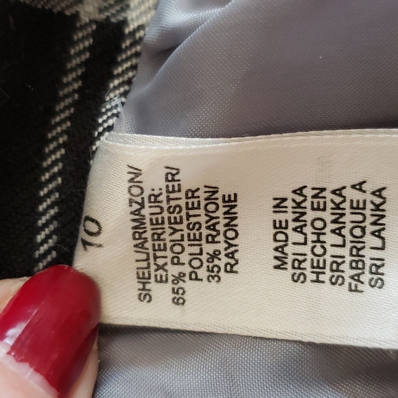 Villager Liz Claiborne Vintage Zip Up Blazer Size 10 Vintage - Picture 9 of 13